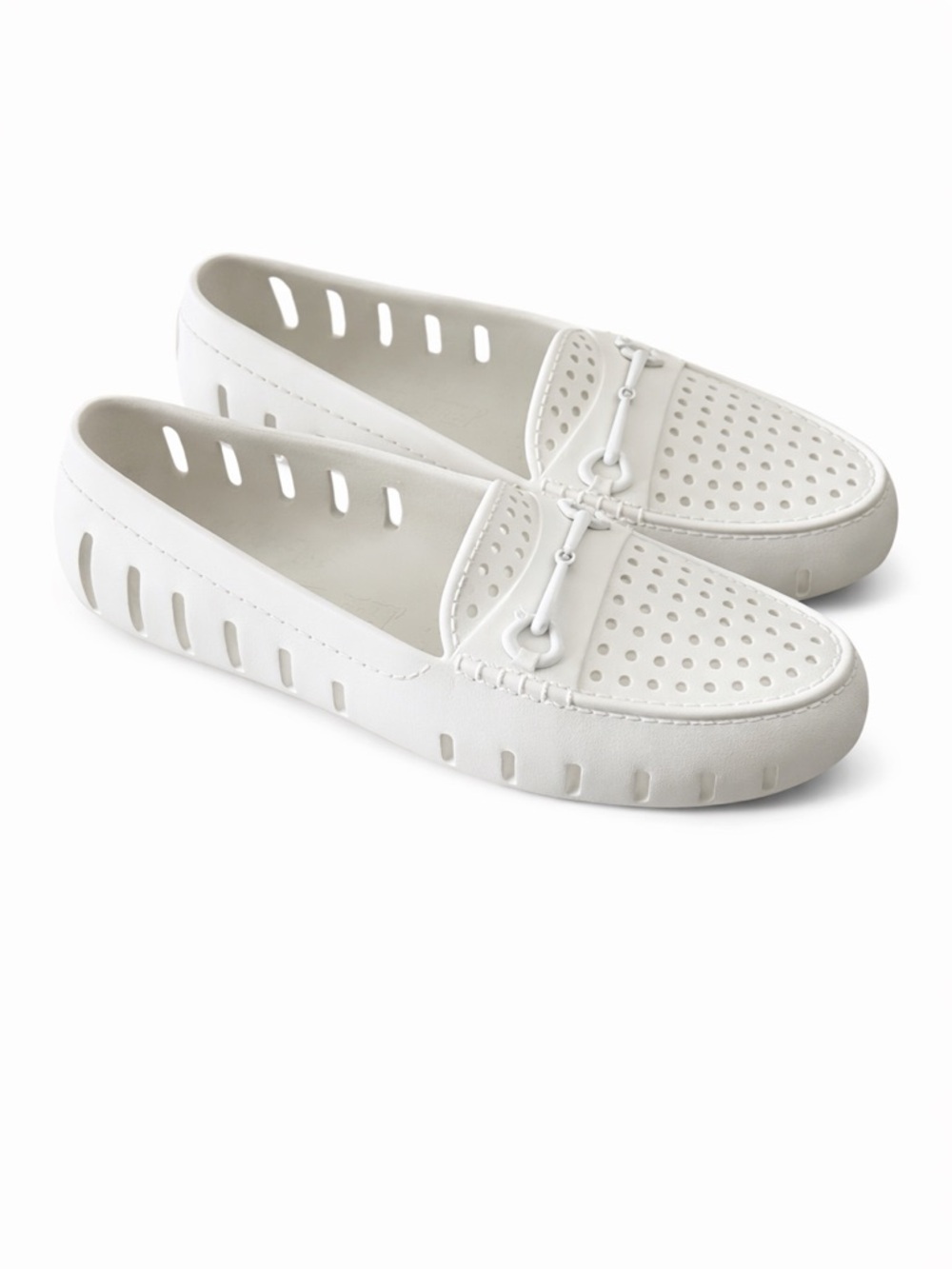 Floafers Tycoon Bit Driver Loafers Size 10 Bubble Rubber Sole White